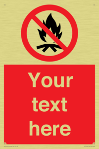 Custom prohibition No campfire